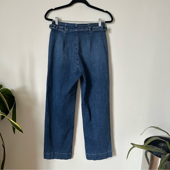 MOTHER The Cinch Greaser High-Rise Wide-Leg Ankle Jeans Size 29 - Picture 7 of 14
